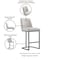Manhattan Comfort Serena Counter Stool in Light Grey CS017-LG - alternate 4